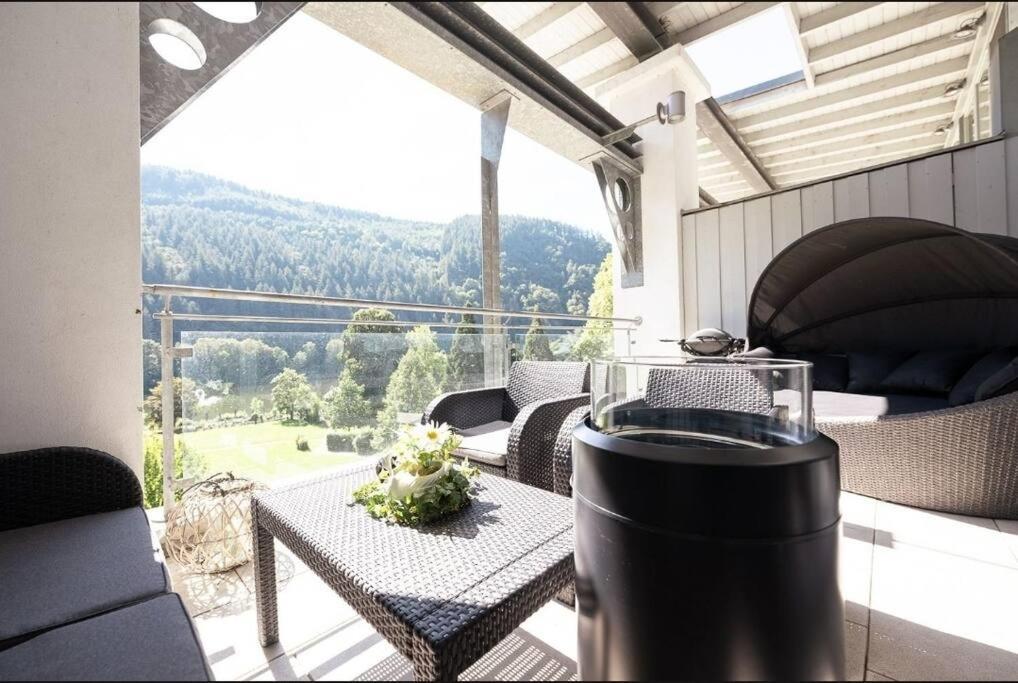 Wohnwerk: Penthouse - Moselblick Apartment Traben-Trarbach Bagian luar foto